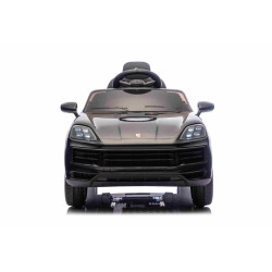 Elektrické autíčko Porsche Cayenne 12V s pohonom zadných kolies a licenciou (Jednomiestne),  čierne