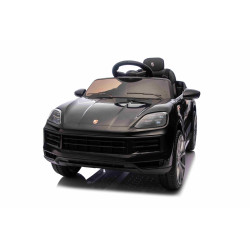 Elektrické autíčko Porsche Cayenne 12V s pohonom zadných kolies a licenciou (Jednomiestne),  čierne