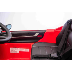 Zánovné elektrické autíčko Porsche Cayenne 12V s pohonom zadných kolies a licenciou (Jednomiestne),  červené