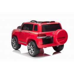 Elektrické autíčko Toyota Landcruiser 12V,  červené