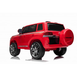 Elektrické autíčko Toyota Landcruiser 12V,  červené
