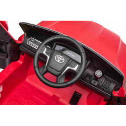 Elektrické autíčko Toyota Landcruiser 12V,  červené