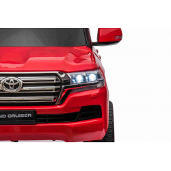 Elektrické autíčko Toyota Landcruiser 12V,  červené