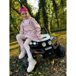Elektrické autíčko RSX Biele,  Pohon 4x4