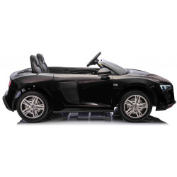 Elektrické autíčko Audi R8 SPYDER Dvojmiestne 24V,  čierne
