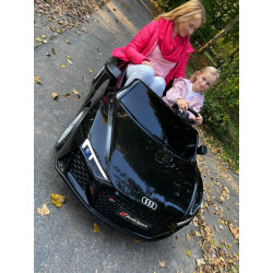 Elektrické autíčko Audi R8 SPYDER Dvojmiestne 24V,  čierne