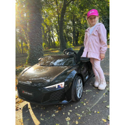Elektrické autíčko Audi R8 SPYDER Dvojmiestne 24V,  čierne