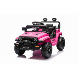 Elektrické autíčko OFFROAD NEW s pohonom zadných kolies,  ružové