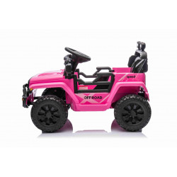 Elektrické autíčko OFFROAD NEW s pohonom zadných kolies,  ružové