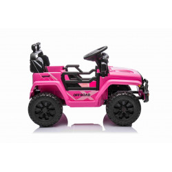 Elektrické autíčko OFFROAD NEW s pohonom zadných kolies,  ružové