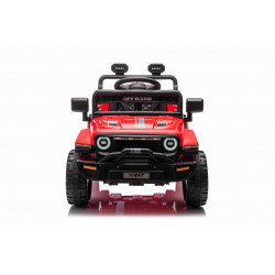 Elektrické autíčko OFFROAD NEW s pohonom zadných kolies,  červené