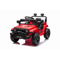 Elektrické autíčko OFFROAD NEW s pohonom zadných kolies,  červené