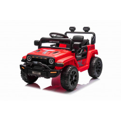 Elektrické autíčko OFFROAD NEW s pohonom zadných kolies,  červené