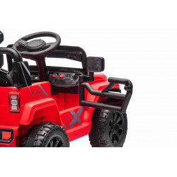 Elektrické autíčko OFFROAD NEW s pohonom zadných kolies,  červené