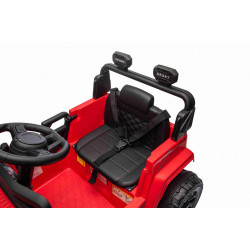 Elektrické autíčko OFFROAD NEW s pohonom zadných kolies,  červené