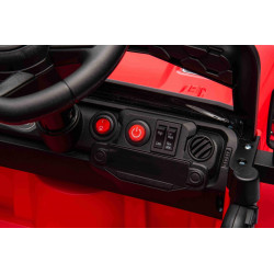Elektrické autíčko OFFROAD NEW s pohonom zadných kolies,  červené
