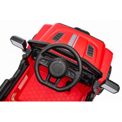 Elektrické autíčko OFFROAD NEW s pohonom zadných kolies,  červené