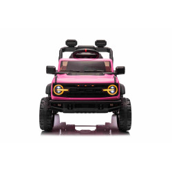 Elektrické autíčko Ford Bronco s pohonom zadných kolies s licenciou (Jednomiestne),  ružové