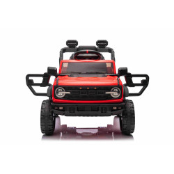 Elektrické autíčko Ford Bronco s pohonom zadných kolies s licenciou (Jednomiestne),  červené
