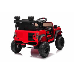 Elektrické autíčko Ford Bronco s pohonom zadných kolies s licenciou (Jednomiestne),  červené