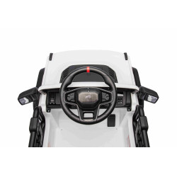 Elektrické autíčko Ford Bronco s pohonom zadných kolies s licenciou (Jednomiestne),  biele