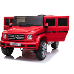Elektrické autíčko Mercedes G500 12V,  červené