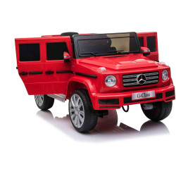 Elektrické autíčko Mercedes G500 12V,  červené