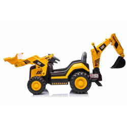 Licencovaný elektrický Báger Caterpillar so svahovacou aj výkopovou lyžicou,  Jednomiestny
