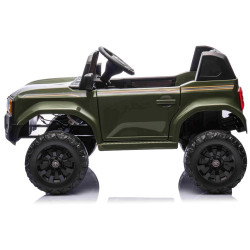 Elektrické autíčko Toyota Landcruiser 12V,  vojenské zelené
