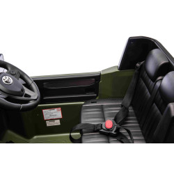 Elektrické autíčko Toyota Landcruiser 12V,  vojenské zelené