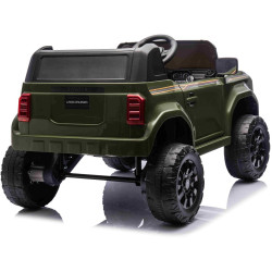Elektrické autíčko Toyota Landcruiser 12V,  vojenské zelené