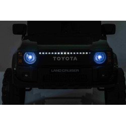 Elektrické autíčko Toyota Landcruiser 12V,  vojenské zelené