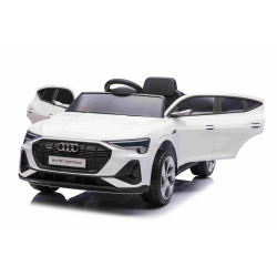 Elektrické autíčko Audi E-tron Sportback 12V,  biele